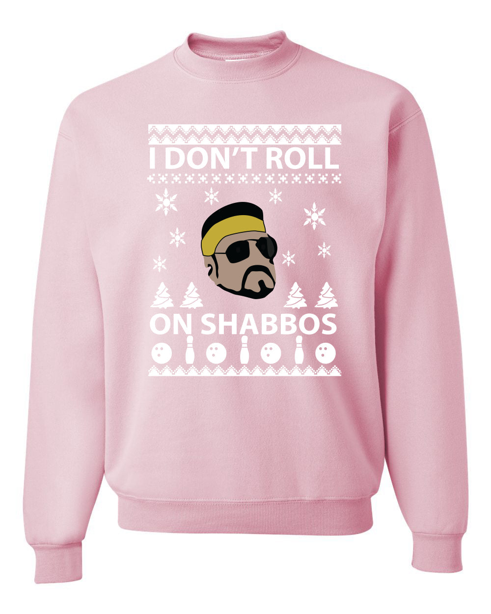I Don't Roll on Shabbos Funny Walter Quote Big Lebowski Christmas Unisex Crewneck Graphic Sweatshirt