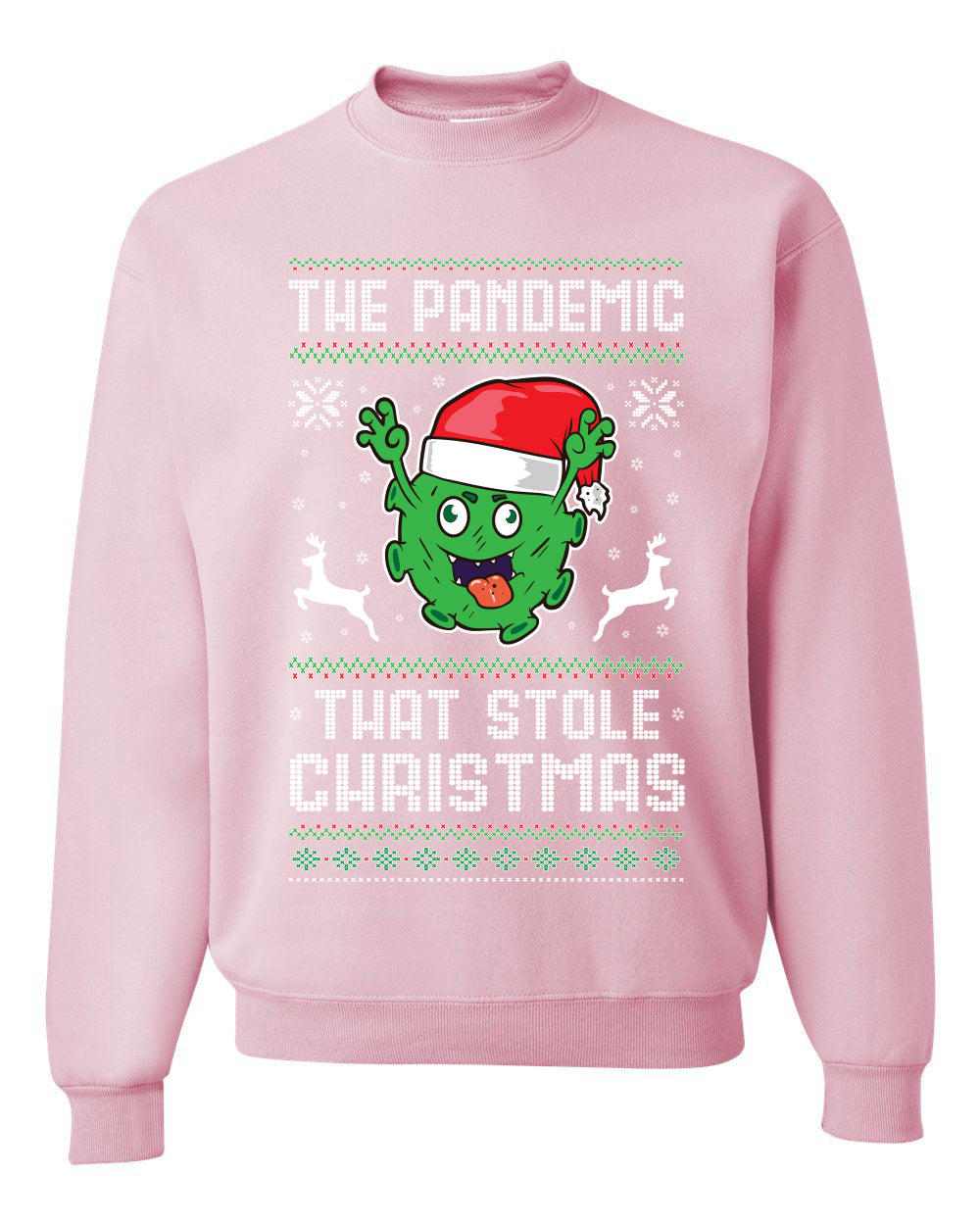 The Pandemic that Stole Christmas Hanukkah Unisex Crewneck Graphic Sweatshirt