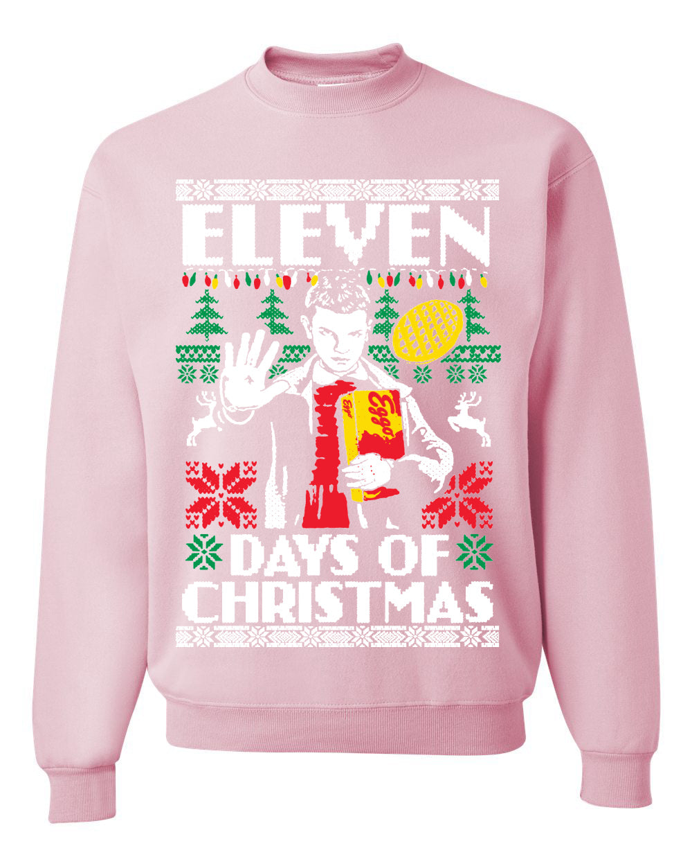 Eleven Days of Christmas Christmas Unisex Crewneck Graphic Sweatshirt