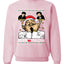 Home Malon White  Christmas Unisex Crewneck Graphic Sweatshirt