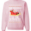 She Belongs to The Streets Funny Santa Sleigh Meme Christmas Unisex Crewneck Graphic Sweatshirt