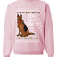 Zero Bark Thirty Funny Dog Xmas Ugly Christmas Unisex Crewneck Graphic Sweatshirt