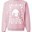Let It Snow Jon Snow GoT Unisex Crewneck Graphic Sweatshirt
