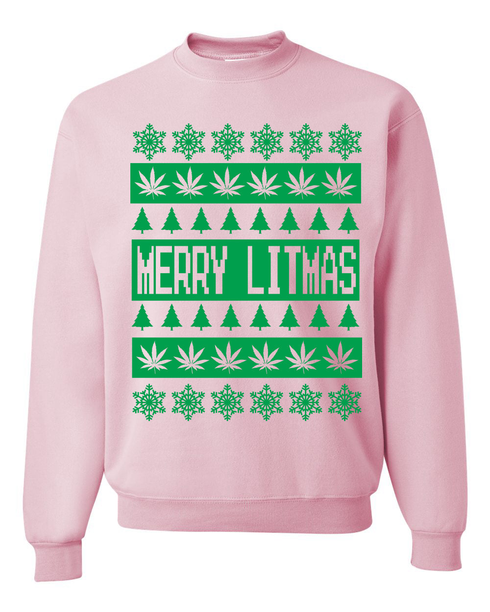Merry Litmas Unisex Crewneck Graphic Sweatshirt