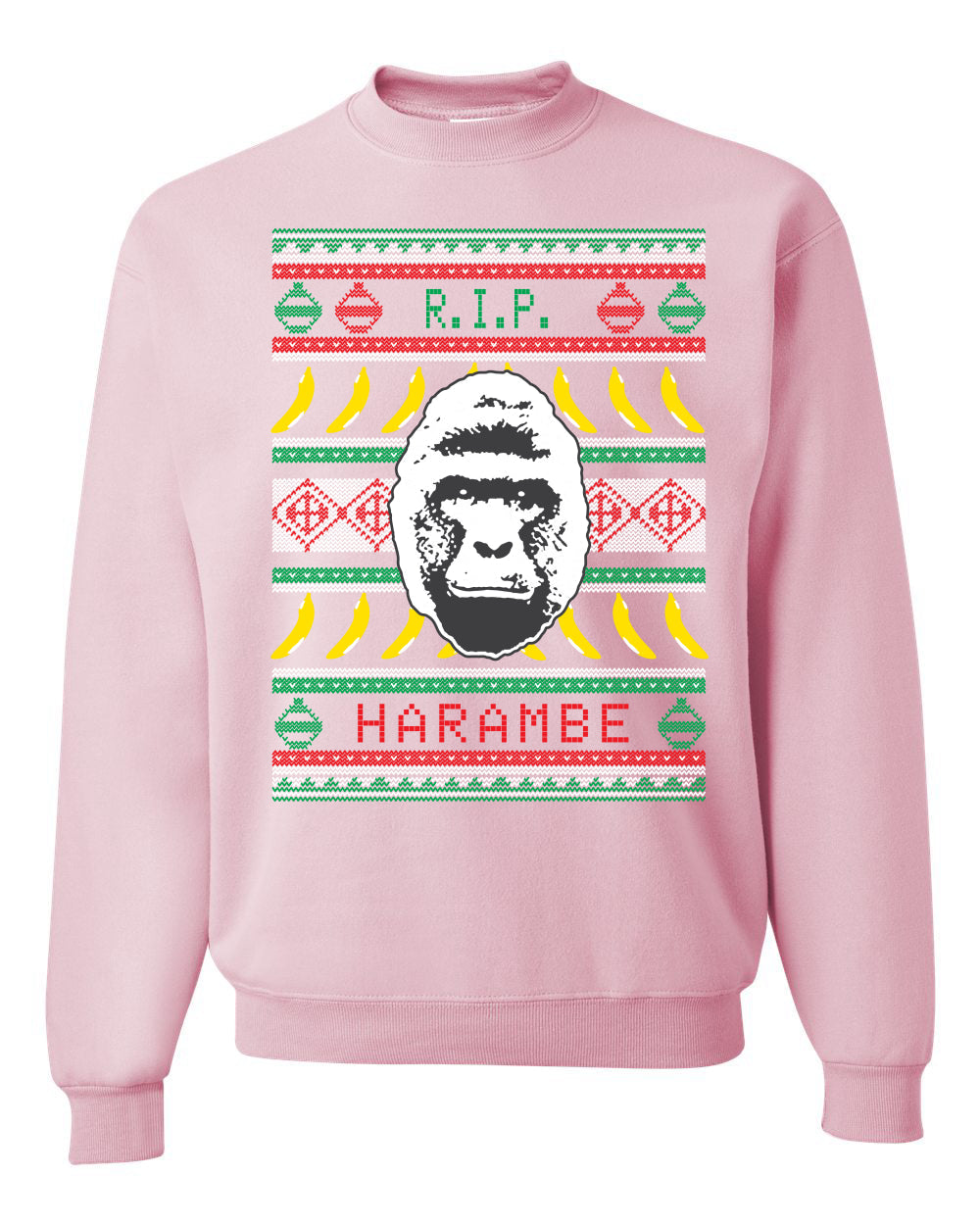 Harambe R.I.P | RIP Christmas Unisex Crewneck Graphic Sweatshirt