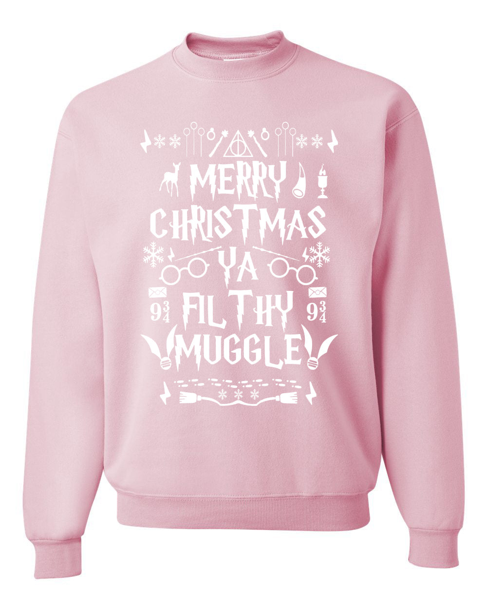 Merry Christmas Ya Filthy Muggle Christmas Unisex Crewneck Graphic Sweatshirt
