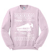 Where Do You Think You're Gonna Tree That Big? Christmas Unisex Crewneck Graphic Sweatshirt