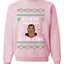 Kith Me Under The Mithletoe Funny Lips Christmas Unisex Crewneck Graphic Sweatshirt