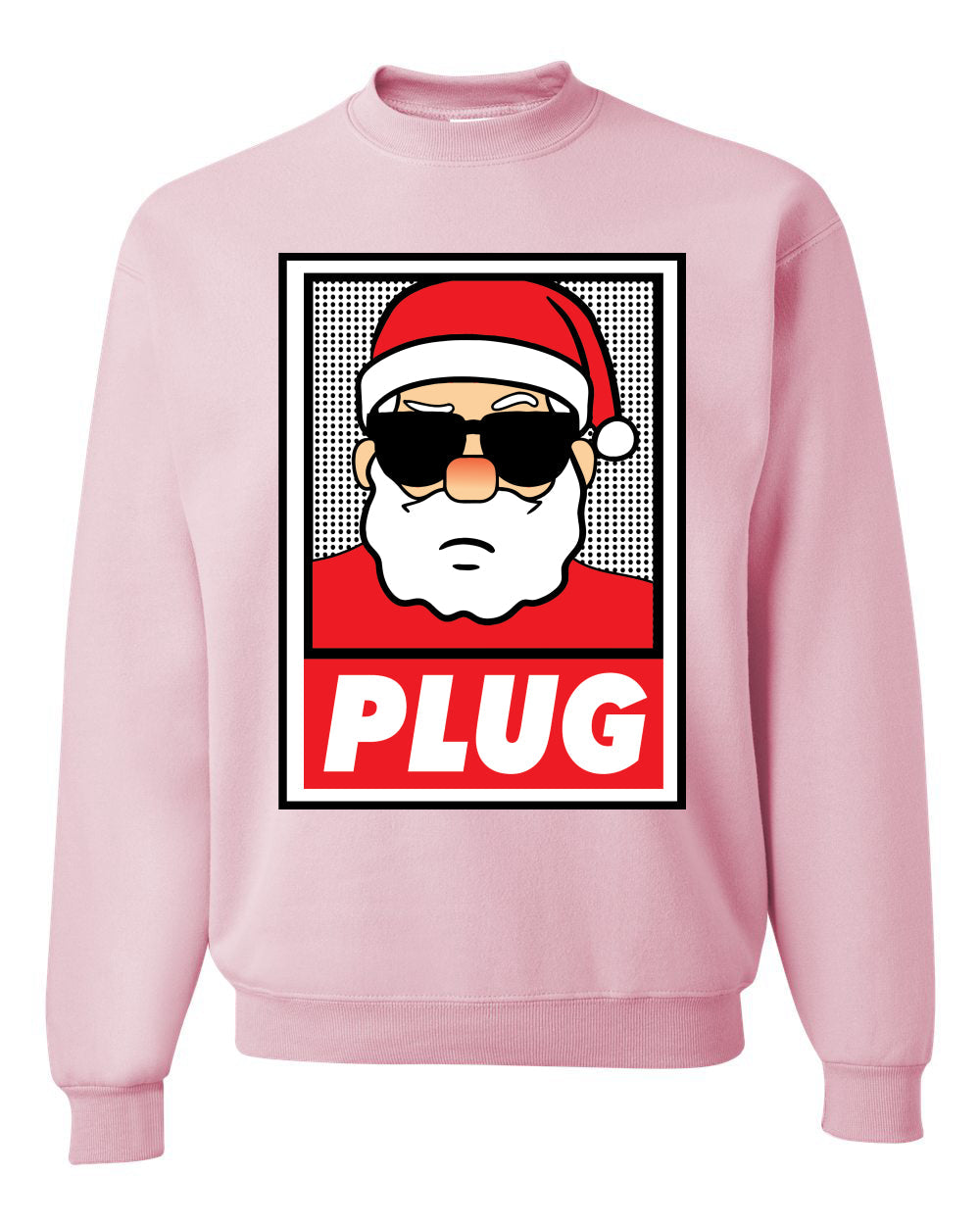 Santa Claus Plug Narcos Pablo Funny Christmas Unisex Crewneck Graphic Sweatshirt