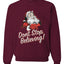 Santa Don’t Stop Believing Christmas Unisex Crewneck Graphic Sweatshirt
