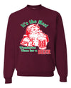It is The Most Wonderful Time for a Beer Ugly Christmas Sweater Unisex Crewneck Graphic Sweatshirt
