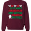 I Just want to Make Stuff and Watch Christmas Movies Ugly Christmas Sweater Christmas Unisex Crewneck Graphic Sweatshirt