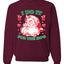 I Do it for the Hos Xmas Ugly Christmas Sweater Christmas Unisex Crewneck Graphic Sweatshirt