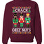 Crack Deez Nuts Meme Ugly Christmas Sweater Christmas Unisex Crewneck Graphic Sweatshirt