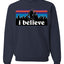 I Believe Big foot Christmas Christmas Unisex Crewneck Graphic Sweatshirt