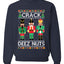 Crack Deez Nuts Meme Ugly Christmas Sweater Christmas Unisex Crewneck Graphic Sweatshirt