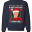 Merry Christmas Snowflake Funny Trump Ugly Christmas Sweater Unisex Crewneck Graphic Sweatshirt