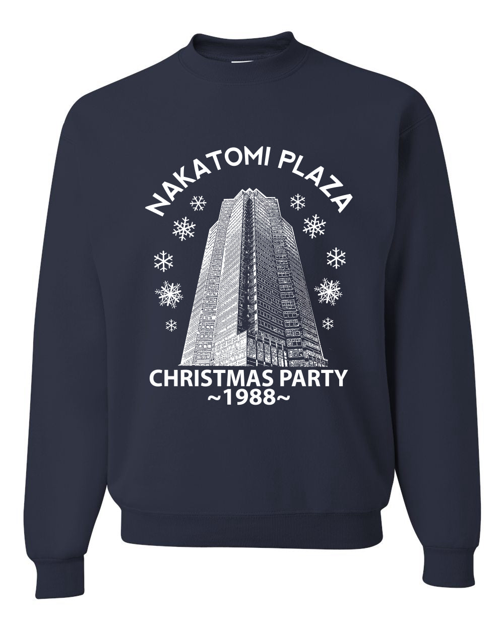 Nakatomi Plaza Christmas Party 1988 Classic McClane Die Hard Christmas Unisex Crewneck Graphic Sweatshirt