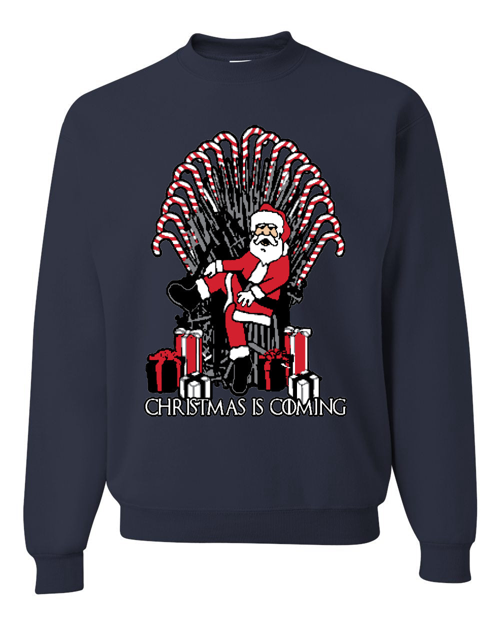 Christmas is Coming | GOT Iron Throne Unisex Crewneck Graphic Sweatshirt