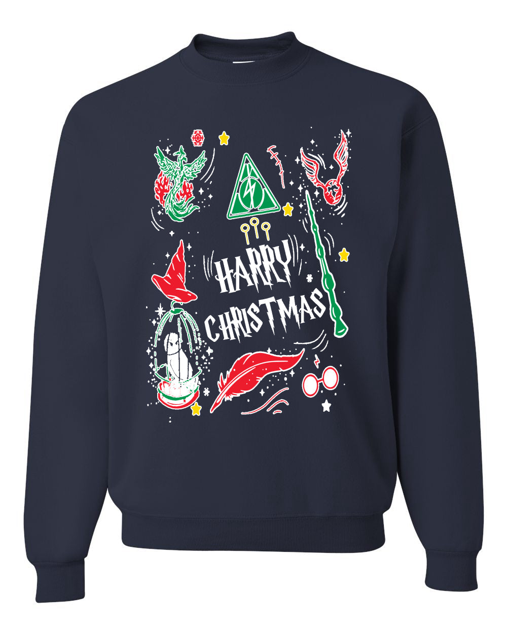 Harry Christmas Ornaments Christmas Unisex Crewneck Graphic Sweatshirt