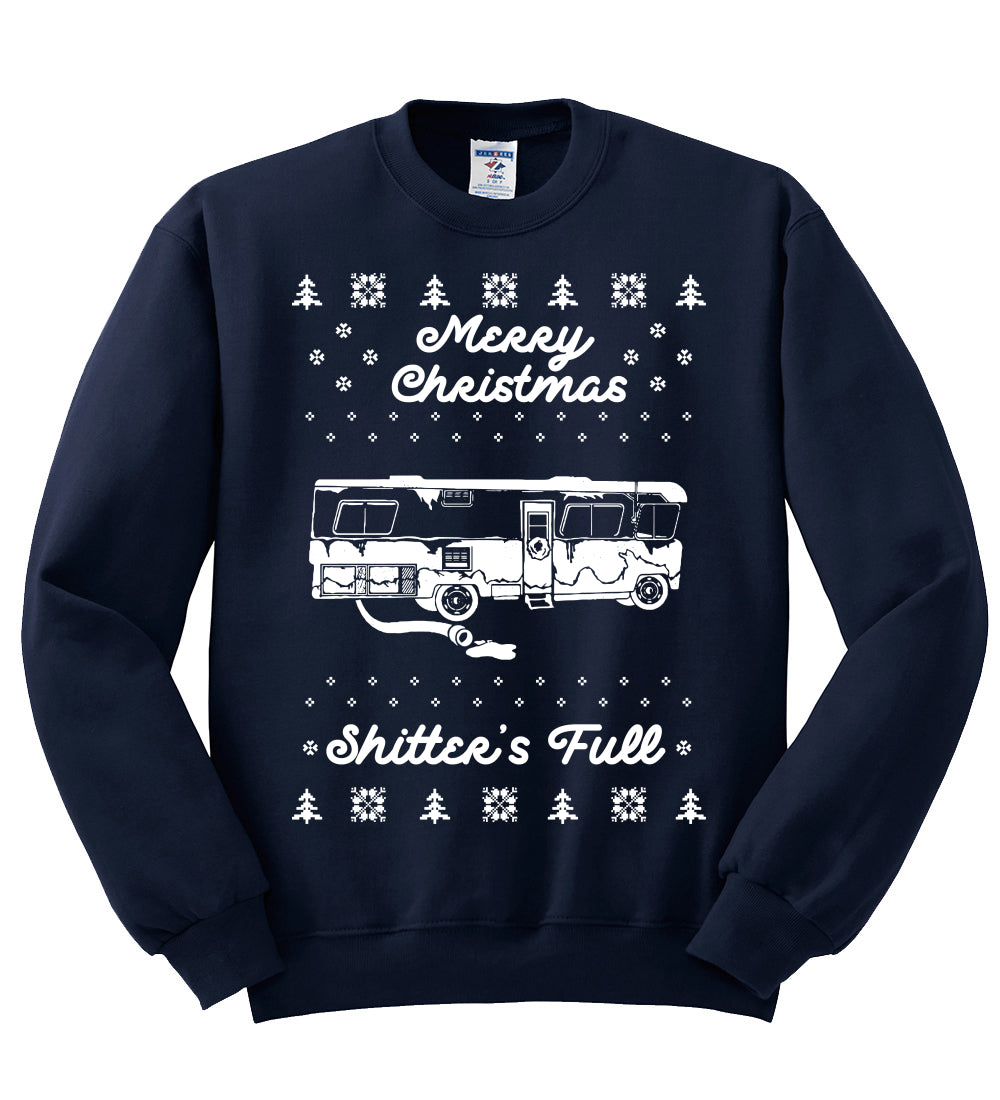 Merry Christmas Shitters Full Christmas Unisex Crewneck Graphic Sweatshirt