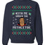 Kith Me Under The Mithletoe Funny Lips Christmas Unisex Crewneck Graphic Sweatshirt