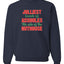 Jolliest Bunch of Assholes Nuthouse Christmas Unisex Crewneck Graphic Sweatshirt
