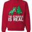 Christmas Trex The Struggle is Real Ugly Christmas Sweater Christmas Unisex Crewneck Graphic Sweatshirt