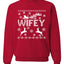 Christmas Wifey Love Ugly Christmas Sweater  Christmas Unisex Crewneck Graphic Sweatshirt