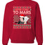We're Going to Mars High Elon Musk Santa Weed Marijuana Xmas Christmas Unisex Crewneck Graphic Sweatshirt
