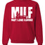 MILF Man I love Fishing Fisherman Lover Humor  Fishing Unisex Crewneck Graphic Sweatshirt