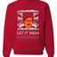 Let It Snow Funny Pablo Escobar Narcos Cocaine Drugs Xmas Christmas Unisex Crewneck Graphic Sweatshirt