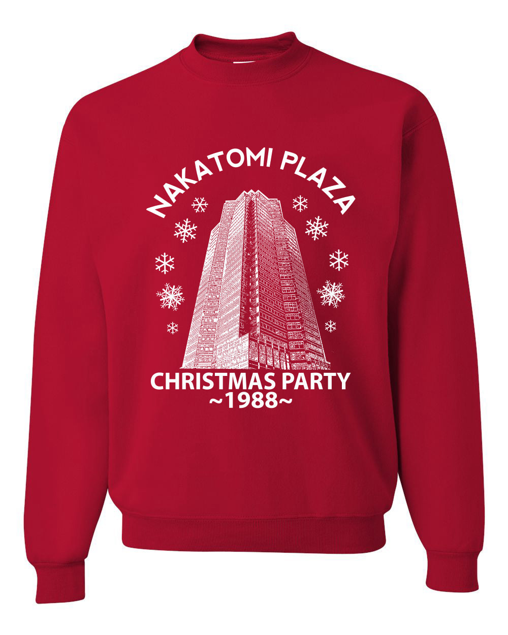 Nakatomi Plaza Christmas Party 1988 Classic McClane Die Hard Christmas Unisex Crewneck Graphic Sweatshirt