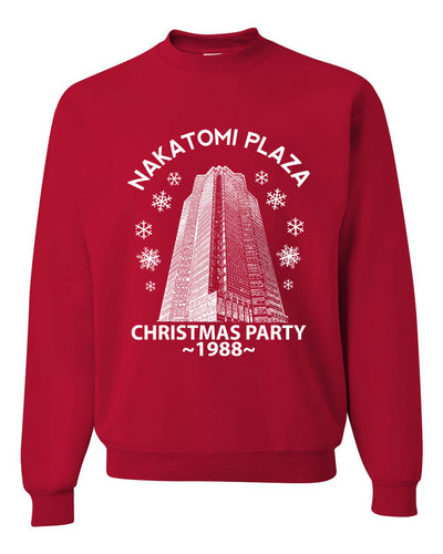 Nakatomi Plaza Christmas Party 1988 Classic McClane Die Hard Christmas Unisex Crewneck Graphic Sweatshirt