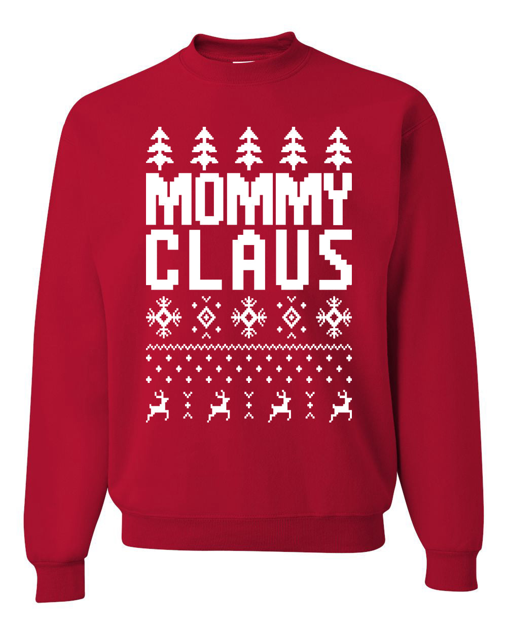 Mommy Claus Christmas Unisex Crewneck Graphic Sweatshirt
