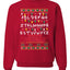 Alphabet A-Z Christmas lights Christmas Unisex Crewneck Graphic Sweatshirt