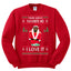 Santas Favorite Ho | Xmas Ye I Love It Christmas Unisex Crewneck Graphic Sweatshirt