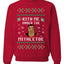 Kith Me Under The Mithletoe Funny Lips Christmas Unisex Crewneck Graphic Sweatshirt