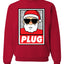 Santa Claus Plug Narcos Pablo Funny Christmas Unisex Crewneck Graphic Sweatshirt