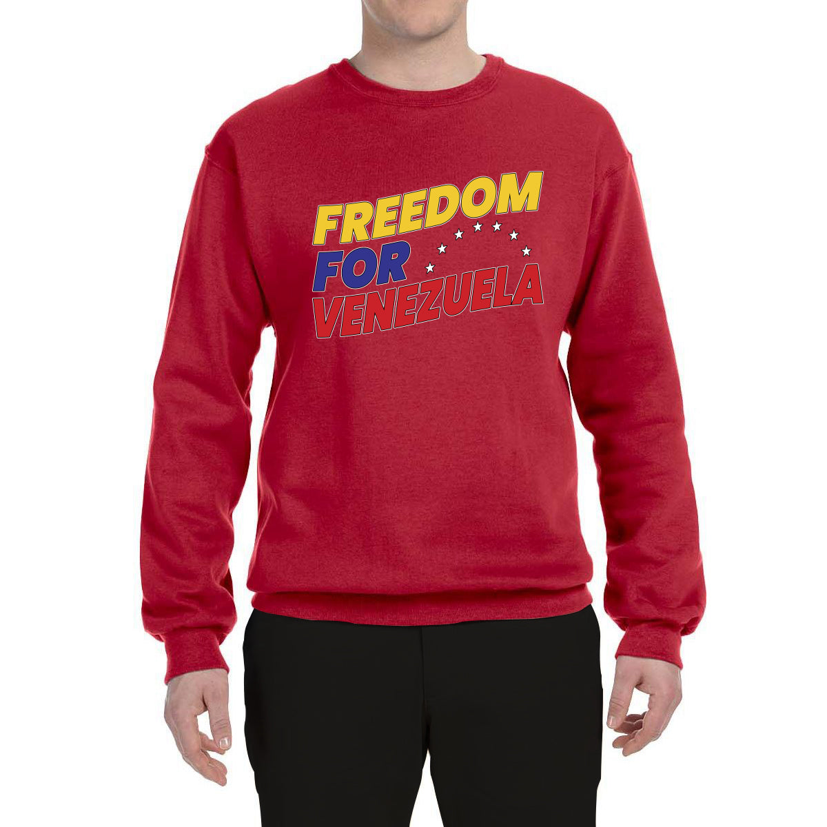 Freedom For Venezuelan Sweater, Unisex Crewneck Sweatshirts