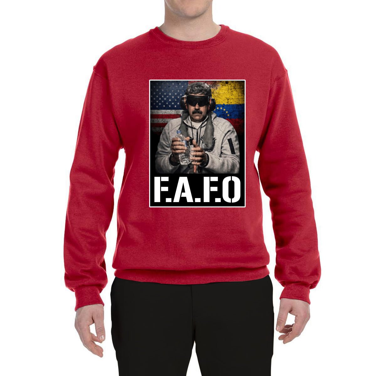 Venezuelan Dictator Maduro Captured F Around Find Out Sweater, Unisex Crewneck Sweatshirts