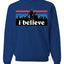 I Believe Big foot Christmas Christmas Unisex Crewneck Graphic Sweatshirt