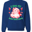I Do it for the Hos Xmas Ugly Christmas Sweater Christmas Unisex Crewneck Graphic Sweatshirt