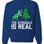 Christmas Trex The Struggle is Real Ugly Christmas Sweater Christmas Unisex Crewneck Graphic Sweatshirt