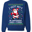 I Got Ho's in Different Area Codes Funny Santa Xmas Christmas Unisex Crewneck Graphic Sweatshirt