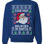 Your Mom Believes in Santa Christmas Unisex Crewneck Graphic Sweatshirt