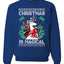 Christmas Is Magical Unicorn Christmas Unisex Crewneck Graphic Sweatshirt