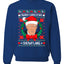 Merry Christmas Snowflake Funny Trump Ugly Christmas Sweater Unisex Crewneck Graphic Sweatshirt