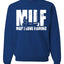 MILF Man I love Fishing Fisherman Lover Humor  Fishing Unisex Crewneck Graphic Sweatshirt