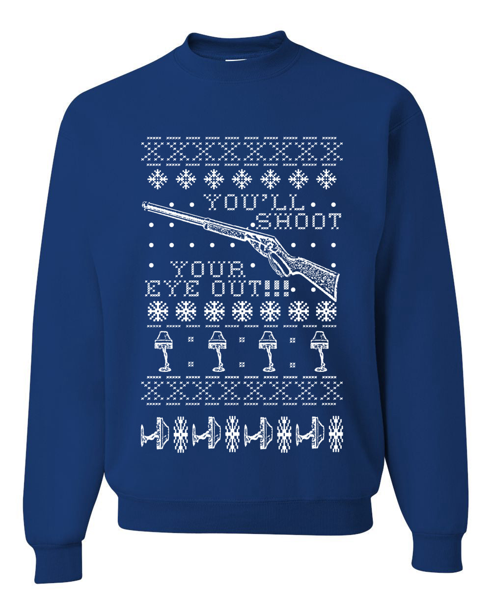 You'll Shoot Your Eye Out Christmas Unisex Crewneck Graphic Sweatshirt